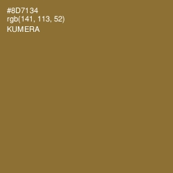 #8D7134 - Kumera Color Image