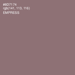 #8D7174 - Empress Color Image