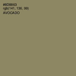 #8D8863 - Avocado Color Image