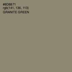 #8D8871 - Granite Green Color Image