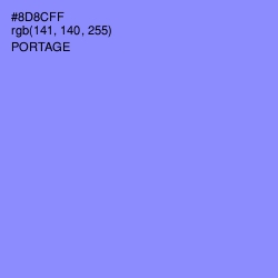 #8D8CFF - Portage Color Image