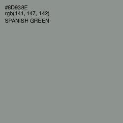 #8D938E - Spanish Green Color Image