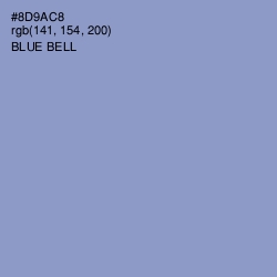 #8D9AC8 - Blue Bell Color Image