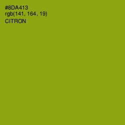 #8DA413 - Citron Color Image