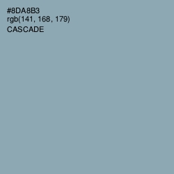 #8DA8B3 - Cascade Color Image