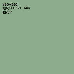 #8DAB8C - Envy Color Image