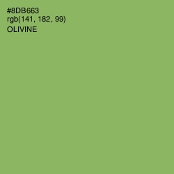 #8DB663 - Olivine Color Image
