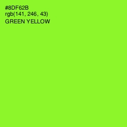 #8DF62B - Green Yellow Color Image