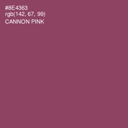 #8E4363 - Cannon Pink Color Image