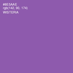 #8E5AAE - Wisteria Color Image