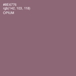 #8E6776 - Opium Color Image