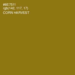 #8E7511 - Corn Harvest Color Image