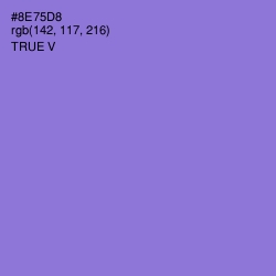 #8E75D8 - True V Color Image