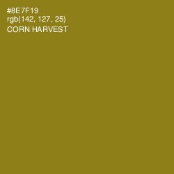 #8E7F19 - Corn Harvest Color Image