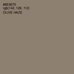 #8E8070 - Olive Haze Color Image