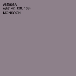 #8E808A - Monsoon Color Image