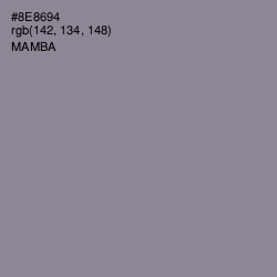#8E8694 - Mamba Color Image