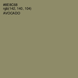 #8E8C68 - Avocado Color Image