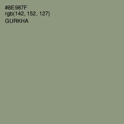 #8E987F - Gurkha Color Image