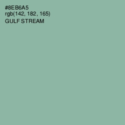 #8EB6A5 - Gulf Stream Color Image