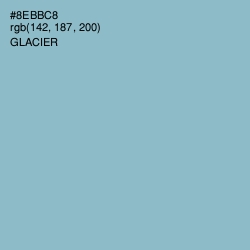 #8EBBC8 - Glacier Color Image