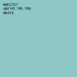 #8EC7C7 - Half Baked Color Image