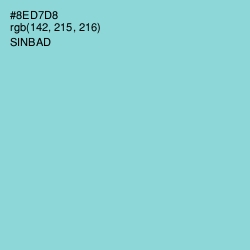#8ED7D8 - Sinbad Color Image