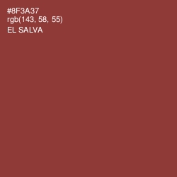 #8F3A37 - El Salva Color Image