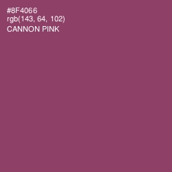 #8F4066 - Cannon Pink Color Image