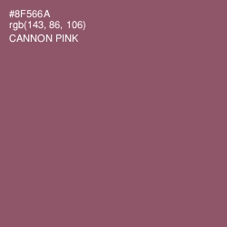 #8F566A - Cannon Pink Color Image