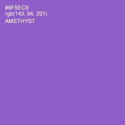 #8F5EC9 - Amethyst Color Image