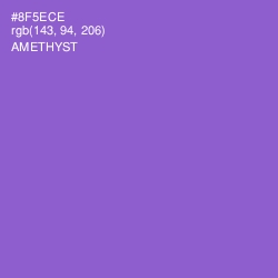 #8F5ECE - Amethyst Color Image