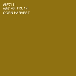 #8F7111 - Corn Harvest Color Image