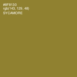 #8F8130 - Sycamore Color Image