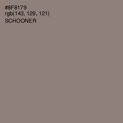 #8F8179 - Schooner Color Image