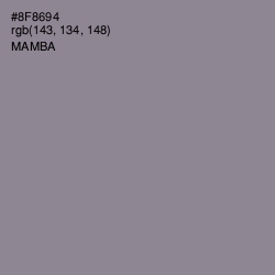 #8F8694 - Mamba Color Image
