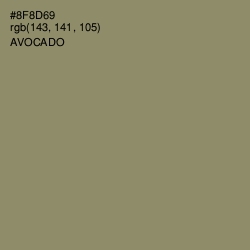 #8F8D69 - Avocado Color Image