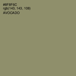 #8F8F6C - Avocado Color Image