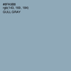 #8FA9B8 - Gull Gray Color Image