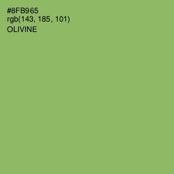 #8FB965 - Olivine Color Image