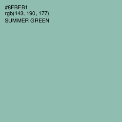 #8FBEB1 - Summer Green Color Image