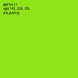 #8FE417 - Atlantis Color Image