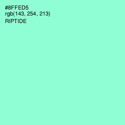 #8FFED5 - Riptide Color Image