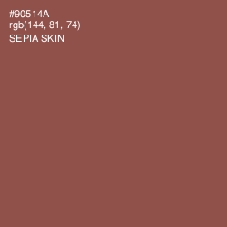#90514A - Sepia Skin Color Image
