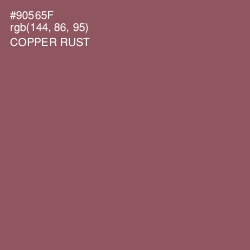 #90565F - Copper Rust Color Image