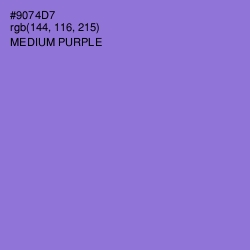 #9074D7 - Medium Purple Color Image