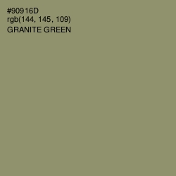 #90916D - Granite Green Color Image