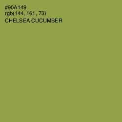 #90A149 - Chelsea Cucumber Color Image