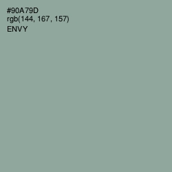 #90A79D - Envy Color Image