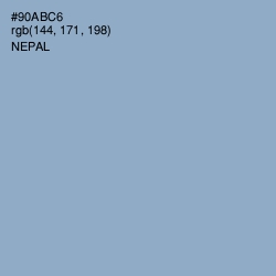 #90ABC6 - Nepal Color Image